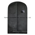 Capa de vestuário não-tecido preta personalizada do terno